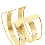 Bracelet Manchette Chita Acier Dor&eacute; - Bracelets manchettes Femme | Histoire d&rsquo;Or