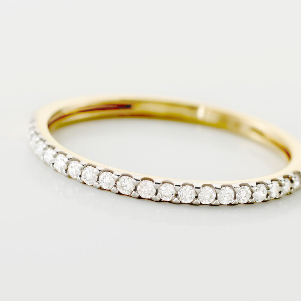Bague Gizella Or Jaune Diamant - Alliances Femme | Histoire d’Or