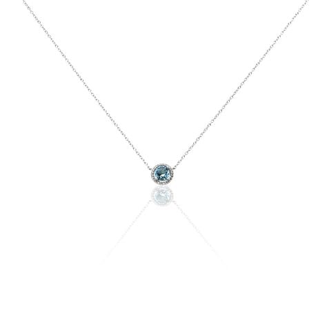 Collier Argent Blanc Rio Copacabana Oxyde De Zirconium - Colliers fantaisie Femme | Histoire d’Or