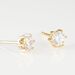 Boucles D'oreilles Puces Yléna Plaqué Or Jaune Oxyde De Zirconium - Boucles d'oreilles fantaisie Femme | Histoire d’Or