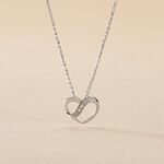 Collier Or Blanc Juliane Diamants - Colliers Femme | Histoire d&rsquo;Or