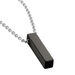 Collier Jourdan Acier Gris Onyx - Colliers Homme | Histoire d’Or