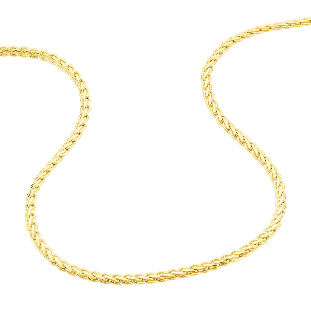 Collier Jayna Maille Palmier Or Jaune - Chaines Femme | Histoire d&rsquo;Or