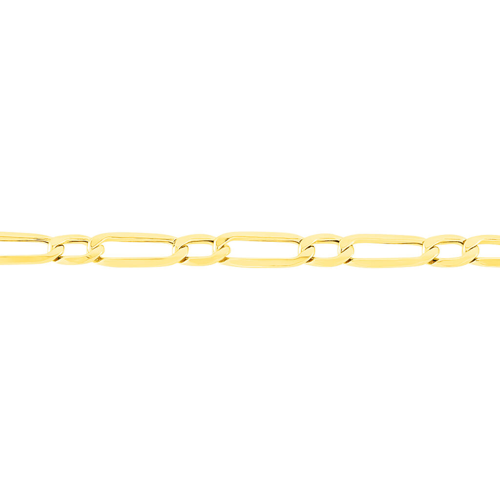 Bracelet Ophelio Maille Alternee 1/1 Or Jaune - Bracelets chaîne Femme | Histoire d’Or