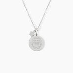 Pendentif Zodiaque Rond Argent Blanc - Pendentifs Zodiaque Famille | Histoire d&rsquo;Or