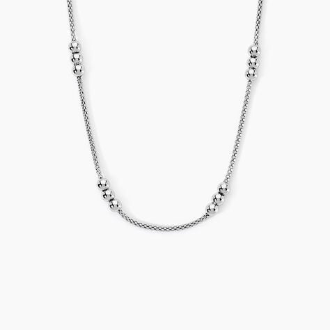 Chaîne Zaza Argent Blanc - Chaines Femme | Histoire d’Or