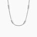 Chaîne Zaza Argent Blanc - Chaines Femme | Histoire d’Or