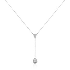 Collier Mariona Or Blanc Diamant - Colliers Femme | Histoire d’Or