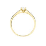 Bague Solitaire Hemera Or Jaune Diamant - Bagues solitaires Femme | Histoire d&rsquo;Or