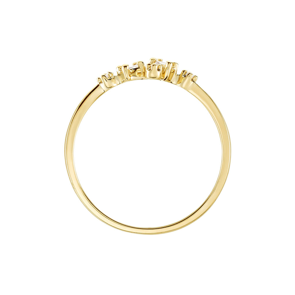 Bague Joy Or Jaune Diamant - Bagues avec pierre Femme | Histoire d’Or