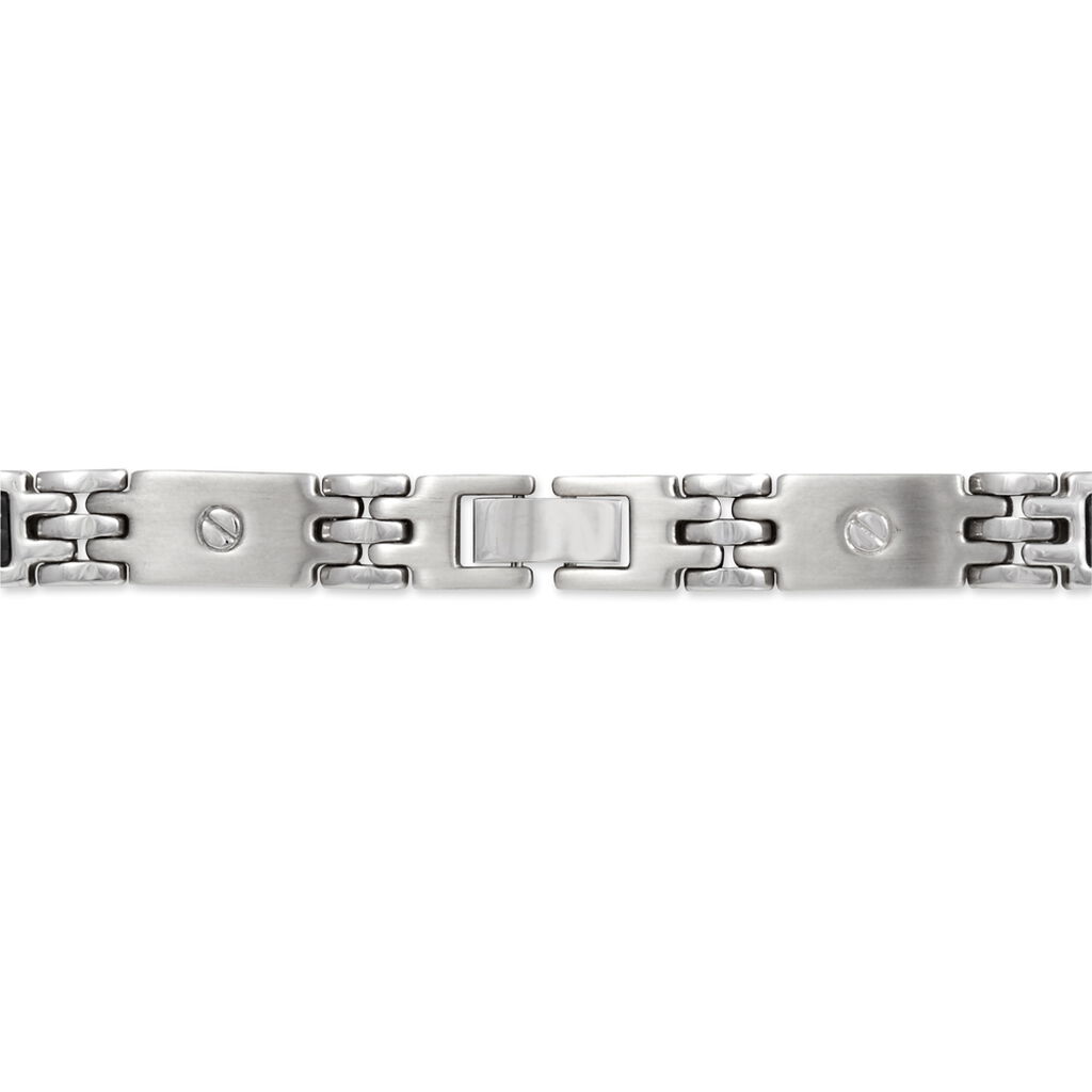 Bracelet Patrice Acier Blanc - Bracelets fantaisie Homme | Histoire d’Or