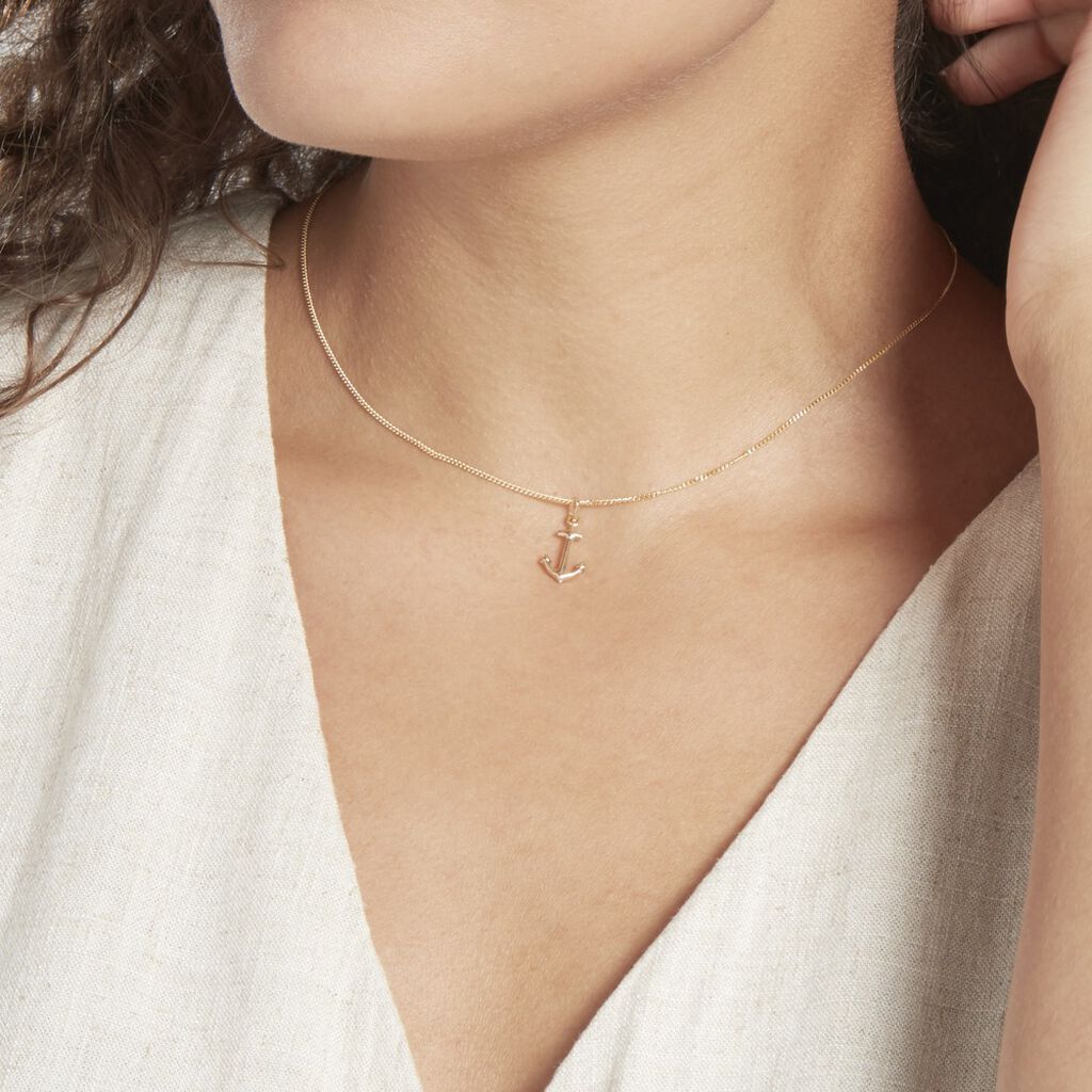 Pendentif Edouarda Ancre Or Jaune - Pendentifs Femme | Histoire d’Or