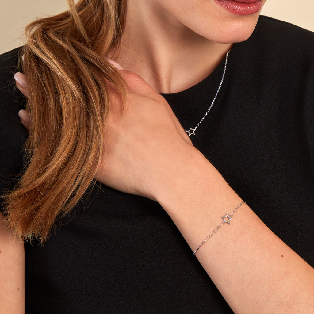 Bracelet Bess Argent Blanc - Bracelets Femme | Histoire d’Or