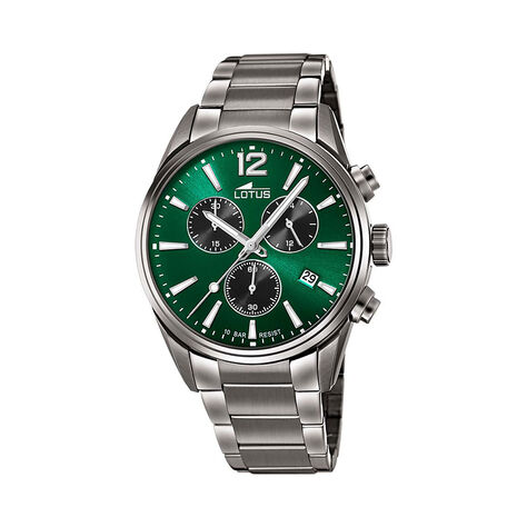 Montre Lotus Chrono Vert - Montres Homme | Histoire d&rsquo;Or