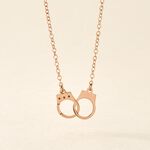 Collier Argent Rose Kim - Ras de cou Femme | Histoire d&rsquo;Or