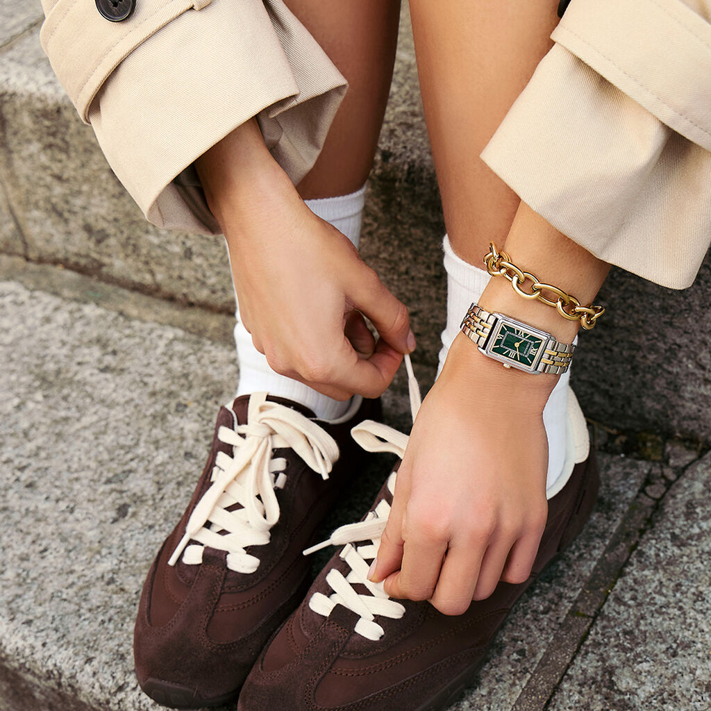 Montre Codhor Segol&egrave;ne Vert - F&ecirc;te des m&egrave;res Femme | Histoire d&rsquo;Or