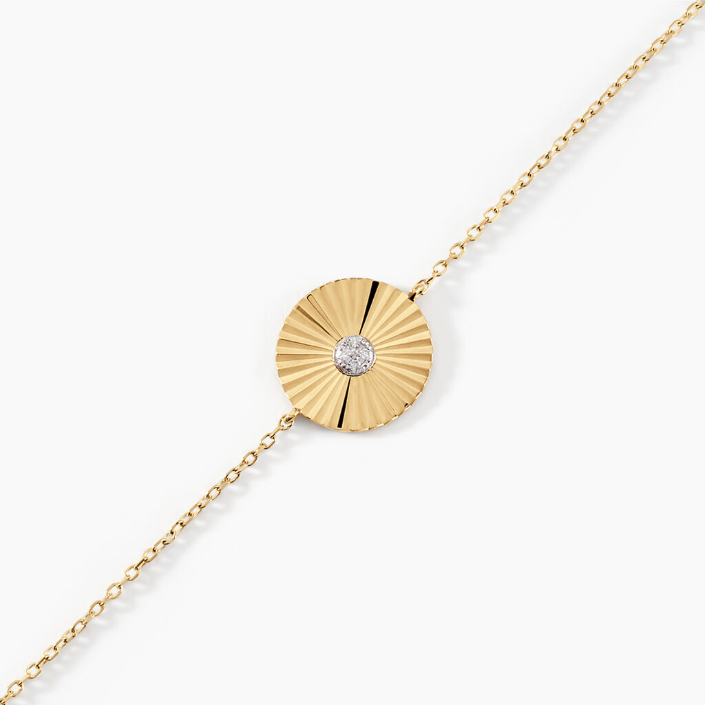 Bracelet Diamantae Or Jaune Diamant - Bracelets Femme | Histoire d’Or