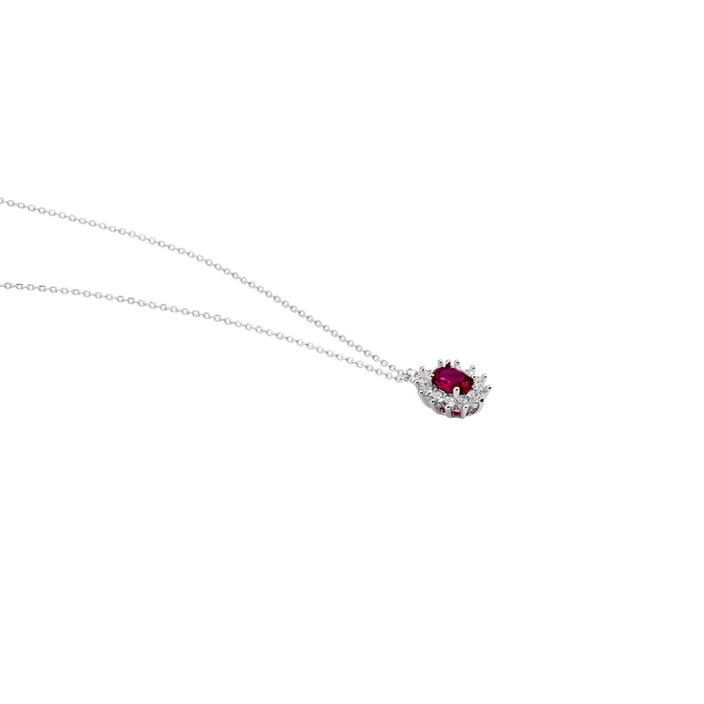 Collier Perez Argent Blanc Oxyde De Zirconium - Colliers fantaisie Femme | Histoire d’Or