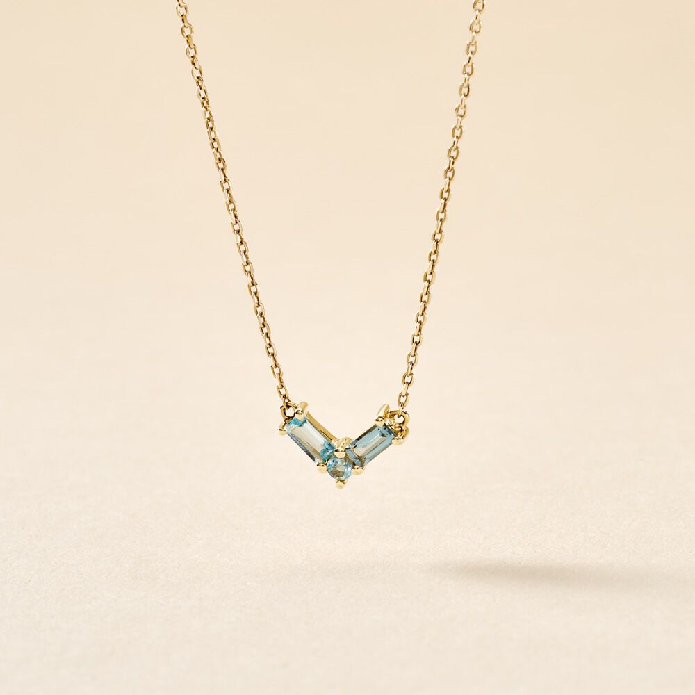 Collier Lavender Or Jaune Topaze - Colliers Femme | Histoire d&rsquo;Or