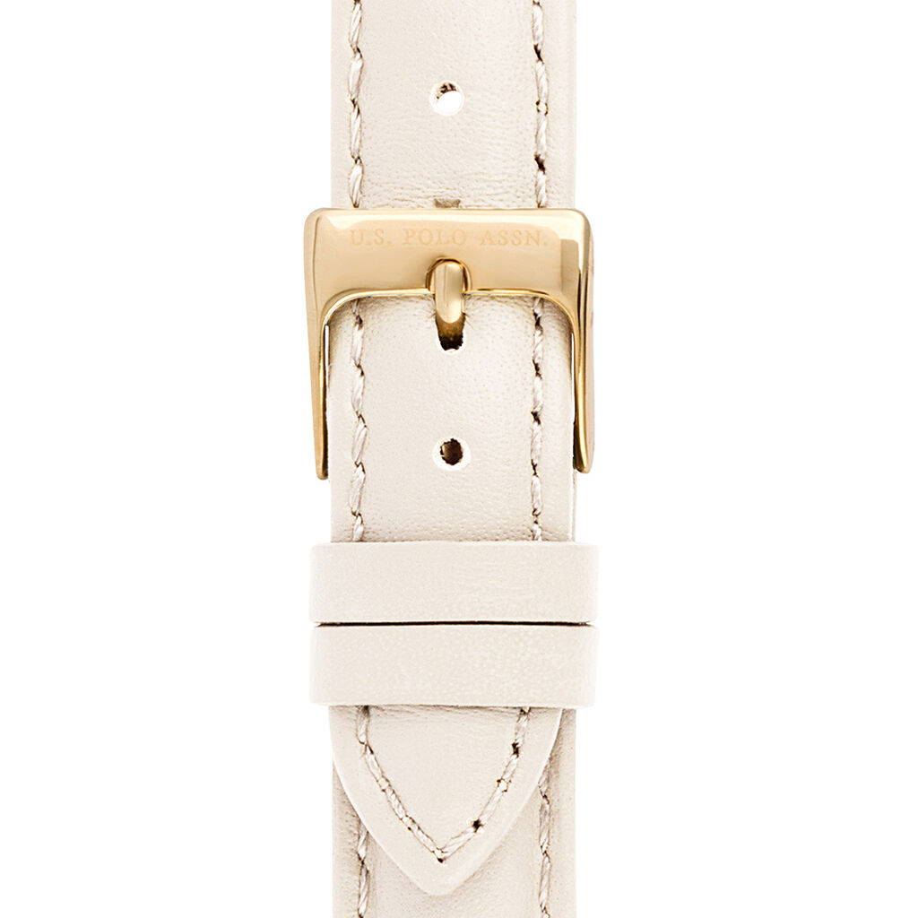 Montre U.s. Polo Assn. Ivoire - Montres Femme | Histoire d’Or