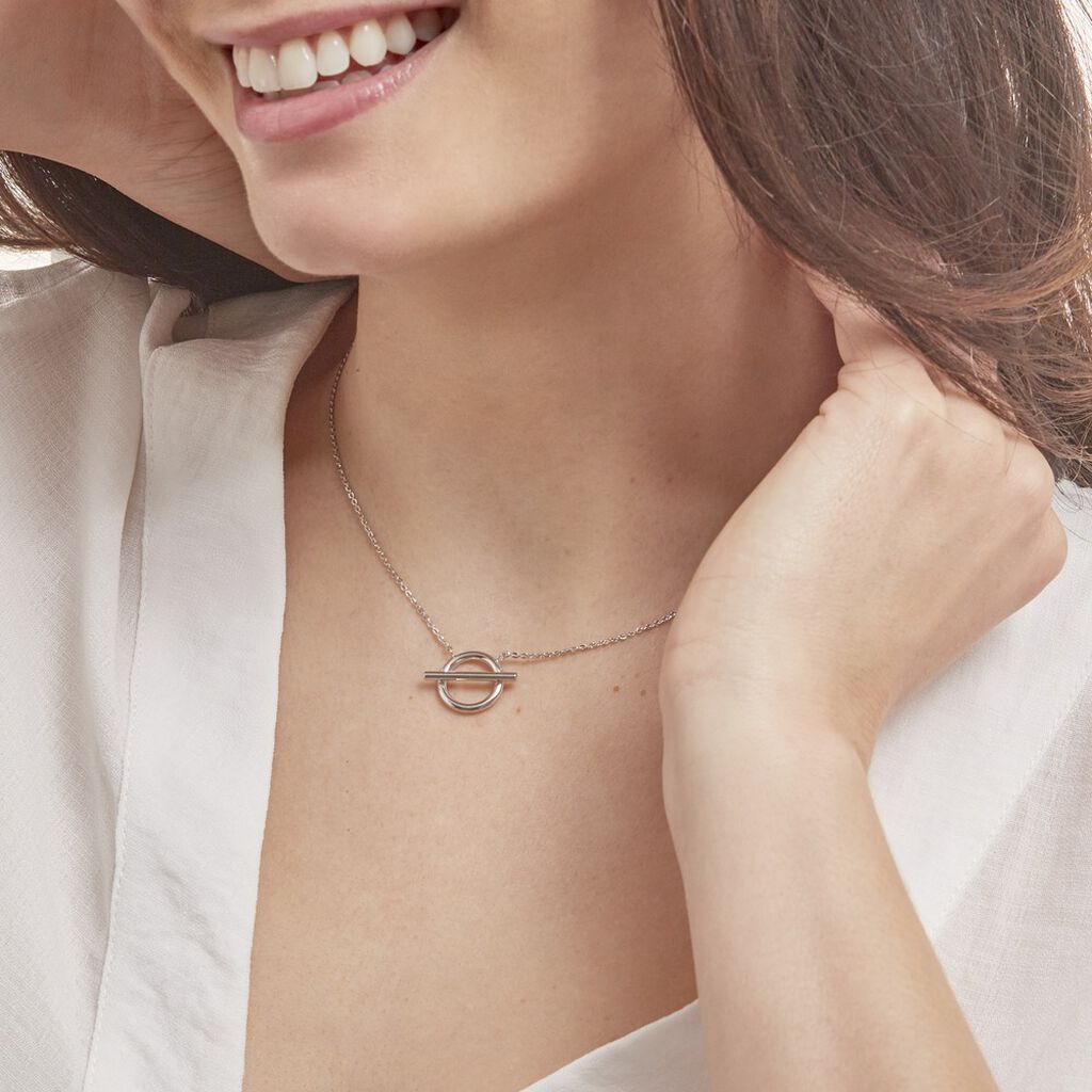 Collier Marie-capucine Argent Blanc - Colliers fantaisie Femme | Histoire d’Or