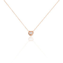 Collier Fidelia Or Rose Diamant - Colliers Femme | Histoire d’Or