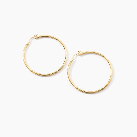 Cr&eacute;oles Verania Or Jaune - Boucles d'oreilles cr&eacute;oles Femme | Histoire d&rsquo;Or
