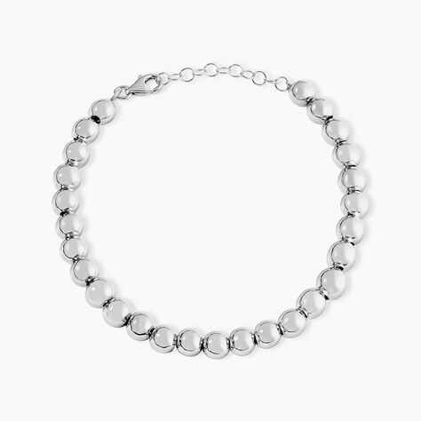 Bracelet Ciska Argent Blanc - Bracelets Femme | Histoire d&rsquo;Or