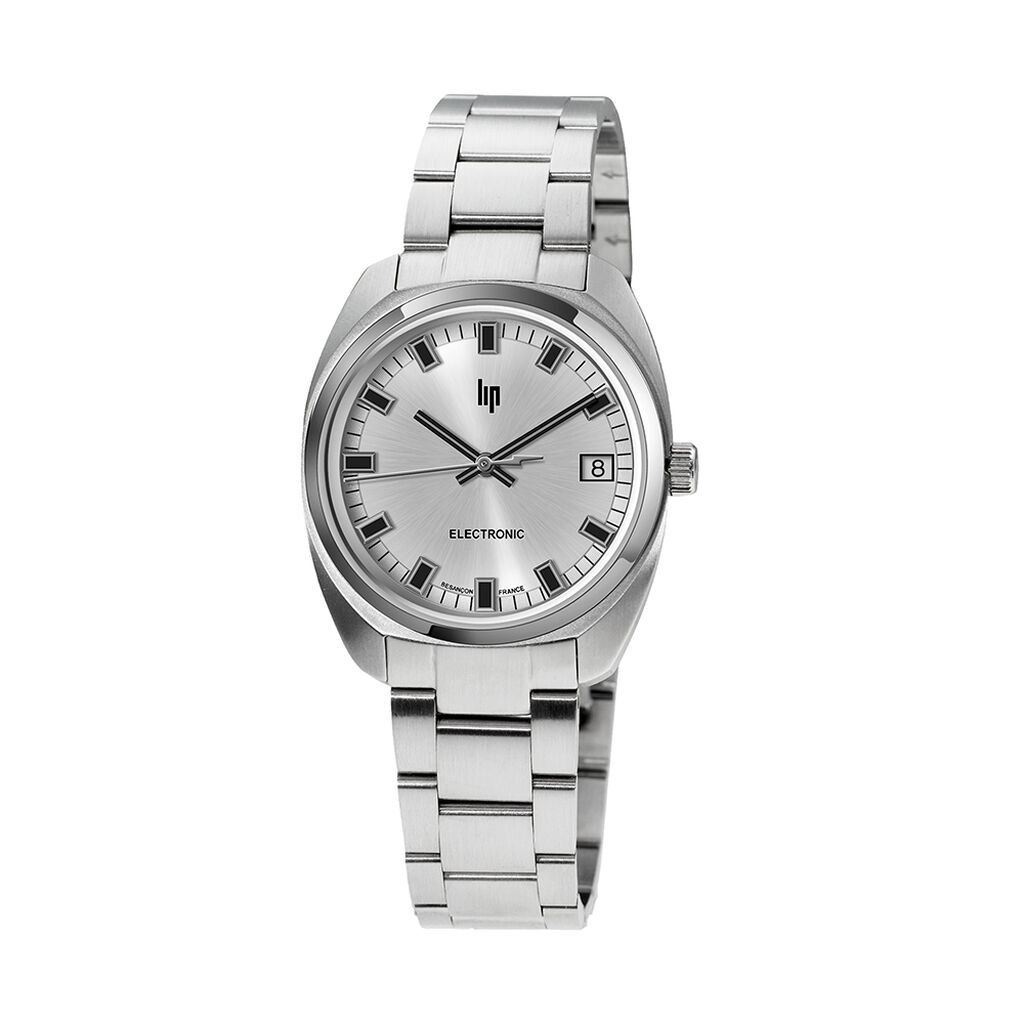 Montre Lip General De Gaulle 35 Argent&eacute; - Montres &eacute;tanches Unisex | Histoire d&rsquo;Or