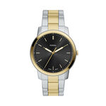 Montre Fossil Minimalist Noir - F&ecirc;te des p&egrave;res Homme | Histoire d&rsquo;Or