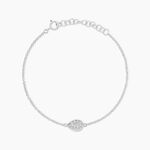 Bracelet Argent Tricoria Oxydes De Zirconium - Bracelets Femme | Histoire d&rsquo;Or