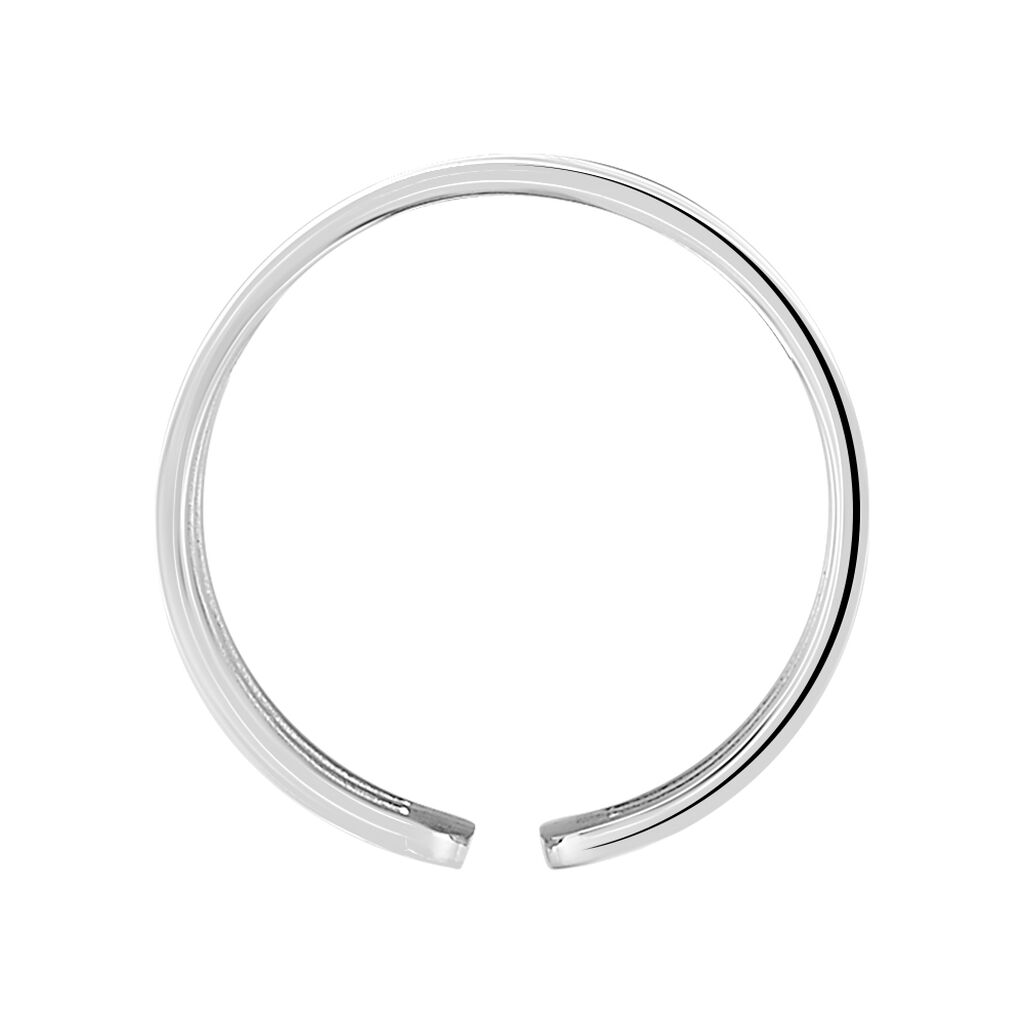 Bague Ajustable Adel Acier Blanc - Bagues fantaisie Femme | Histoire d’Or