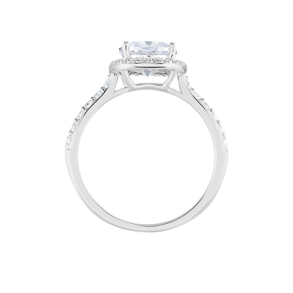 Bague Solitaire Adeodat Argent Oxyde De Zirconium - Bagues solitaires Femme | Histoire d&rsquo;Or