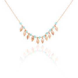 Collier Maxine Argent Rose Pierre De Synthese - Colliers fantaisie Femme | Histoire d’Or