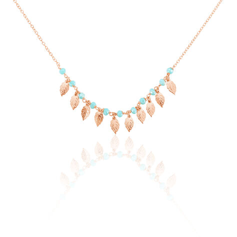 Collier Maxine Argent Rose Pierre De Synthese - Colliers fantaisie Femme | Histoire d’Or