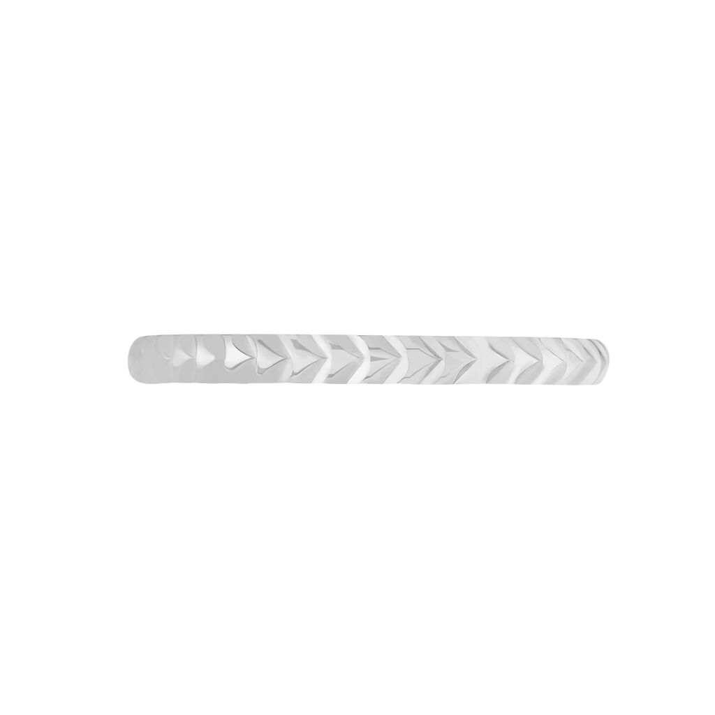 Alliance Calista Diamantee Demi Jonc Classique Or Blanc - Alliances Femme | Histoire d’Or