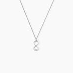 Collier Zayra Argent Blanc Oxyde De Zirconium - Colliers fantaisie Femme | Histoire d&rsquo;Or