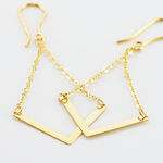 Boucles D'oreilles Pendantes Ella Or Jaune - Boucles d'oreilles pendantes Femme | Histoire d&rsquo;Or