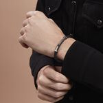 Bracelet Moris Acier Blanc Oxyde De Zirconium - Bracelets Homme | Histoire d&rsquo;Or