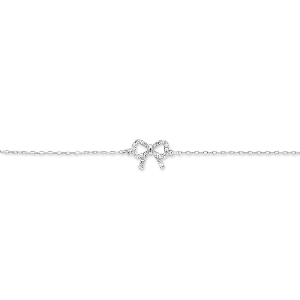 Bracelet Rezzan Argent Blanc Oxyde De Zirconium - Bracelets Femme | Histoire d’Or