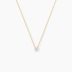 Collier Or Jaune Aphrodite Et Diamant - Colliers Femme | Histoire d&rsquo;Or