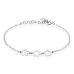 Bracelet Lucilla Argent Blanc - Bracelets fantaisie Femme | Histoire d&rsquo;Or