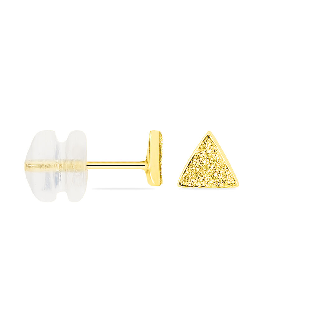 Boucles D'oreilles Puces Yora Or Jaune - Clous d'oreilles Femme | Histoire d’Or