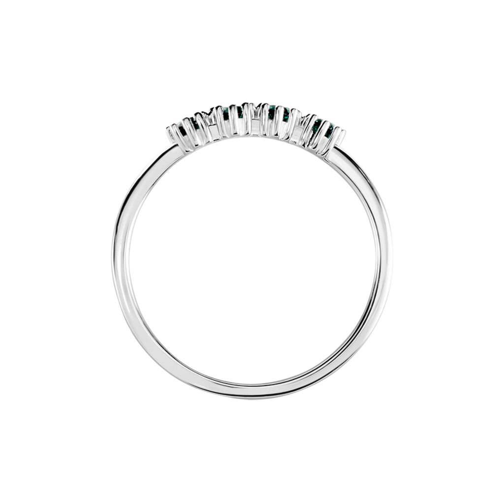 Bague Karrie Argent Blanc Oxyde De Zirconium - Bagues avec pierre Femme | Histoire d’Or