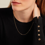 Cha&icirc;ne Irisa Maille Gourmette Or Jaune - Chaines Famille | Histoire d&rsquo;Or