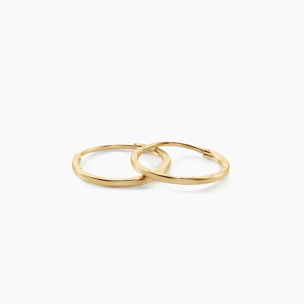 Créoles Valerina Or Jaune - Boucles d'oreilles créoles Famille | Histoire d’Or