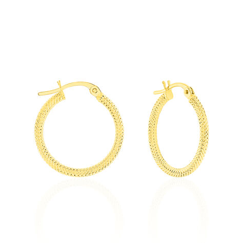 Créoles Ulrica Or Jaune - Boucles d'oreilles créoles Femme | Histoire d’Or