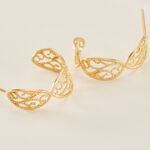 Cr&eacute;oles Golden Acanty Or Jaune - Boucles d'oreilles cr&eacute;oles Femme | Histoire d&rsquo;Or
