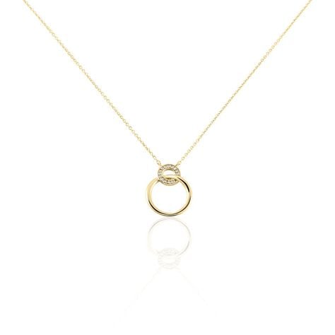 Collier Plaqué Or Essia Oxydes De Zirconium - Colliers fantaisie Femme | Histoire d’Or