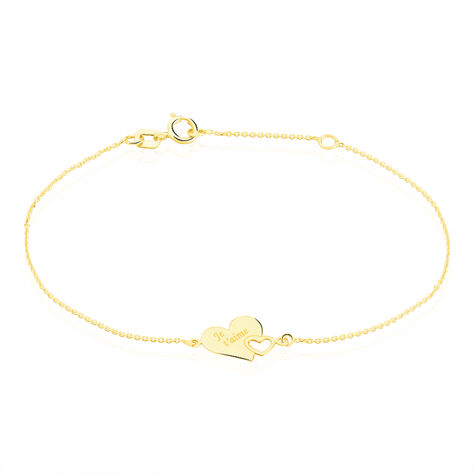 Bracelet Edosa Or Jaune - Bracelets Coeur Femme | Histoire d’Or